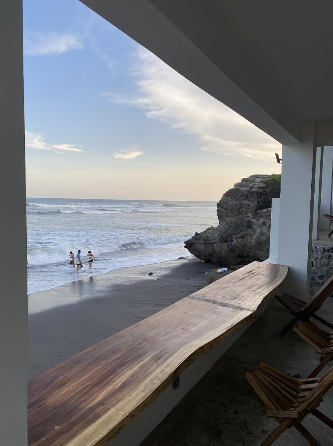 Laola Surf Camp El Sunzal Hotel ลาลิแบร์ตัด ภายนอก รูปภาพ
