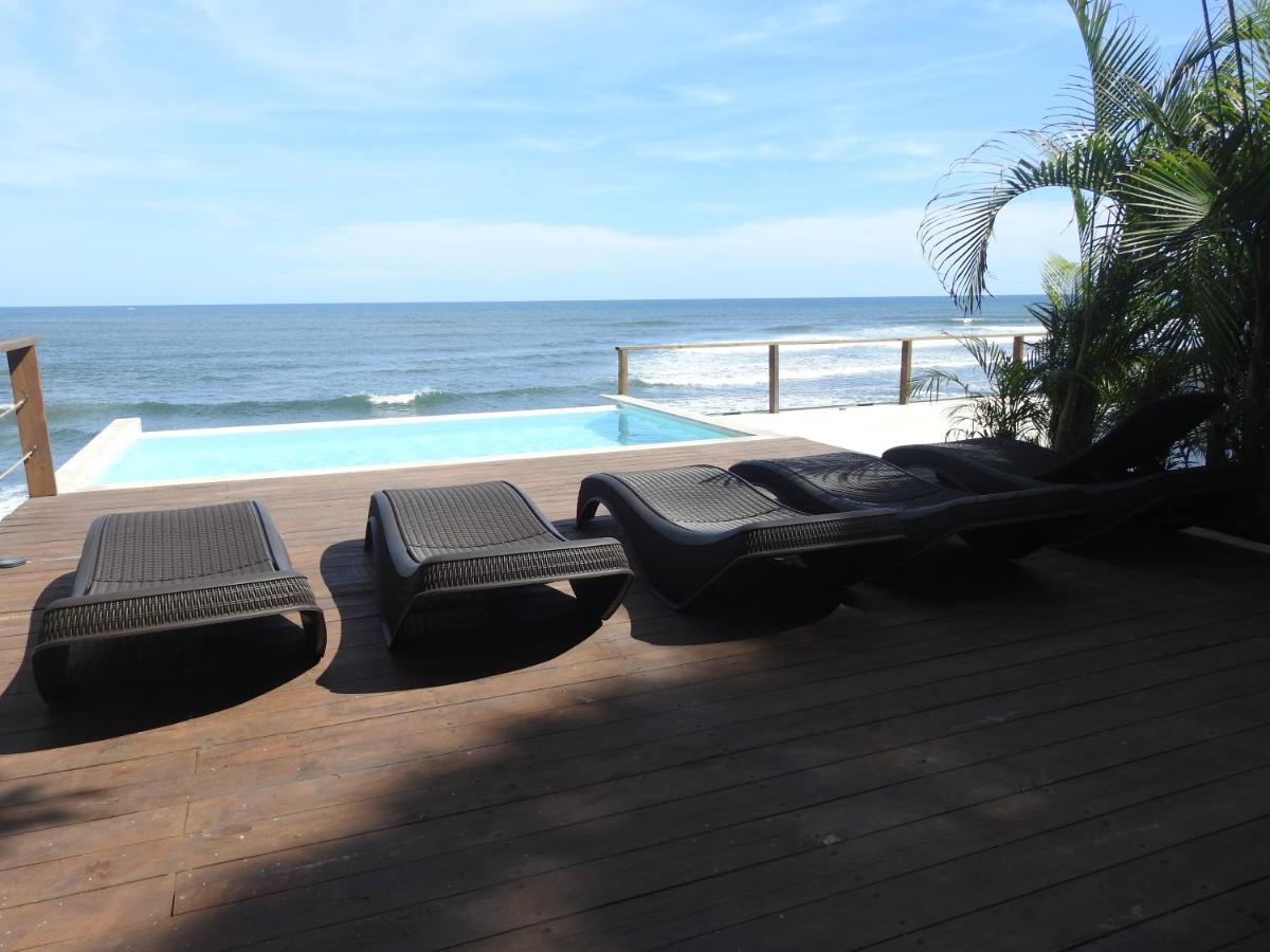 Laola Surf Camp El Sunzal Hotel ลาลิแบร์ตัด ภายนอก รูปภาพ